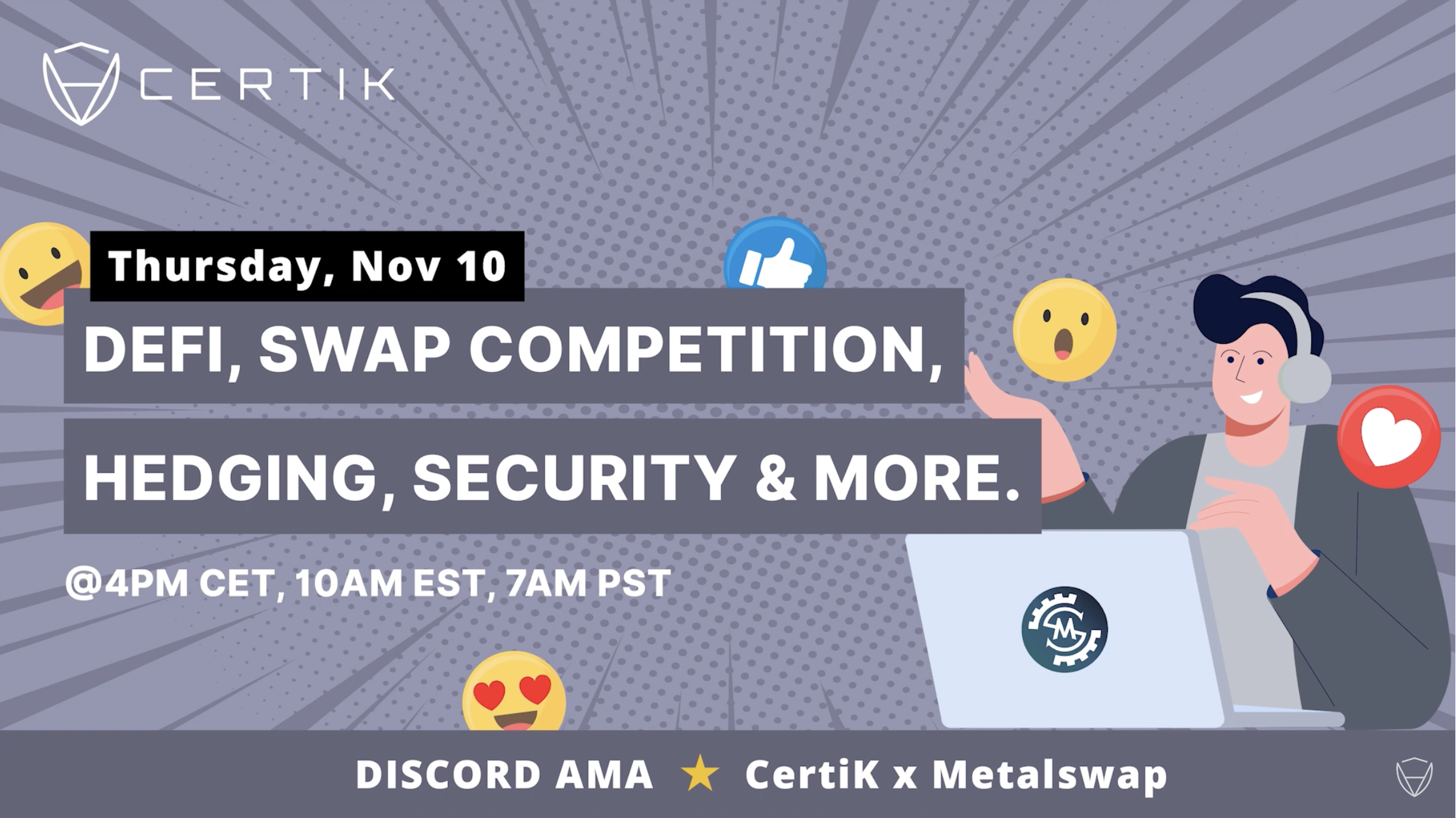 Metalswap | Defi, Swap Competition, Hedging, Security, & More | Crypto Podcast | CertiK