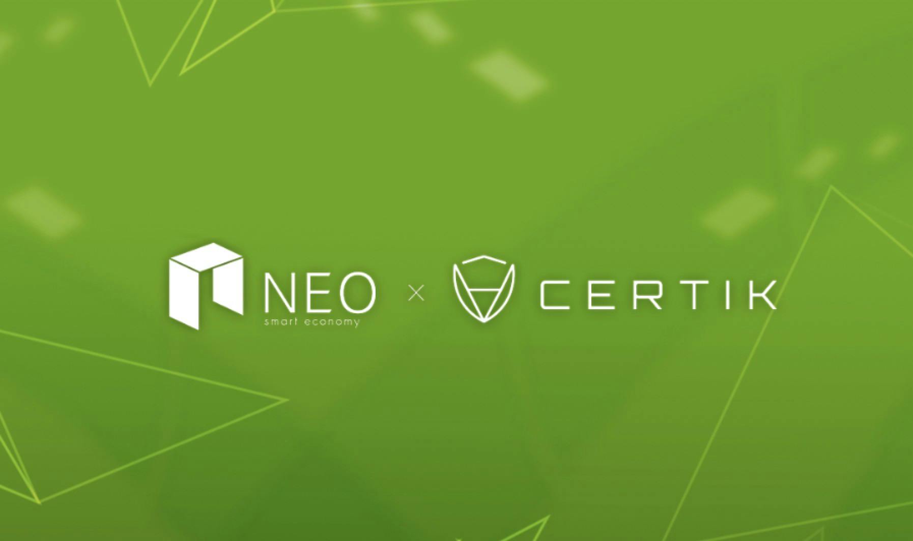 CertiK Partners With NEO for Next Secure Smart Economic Model
