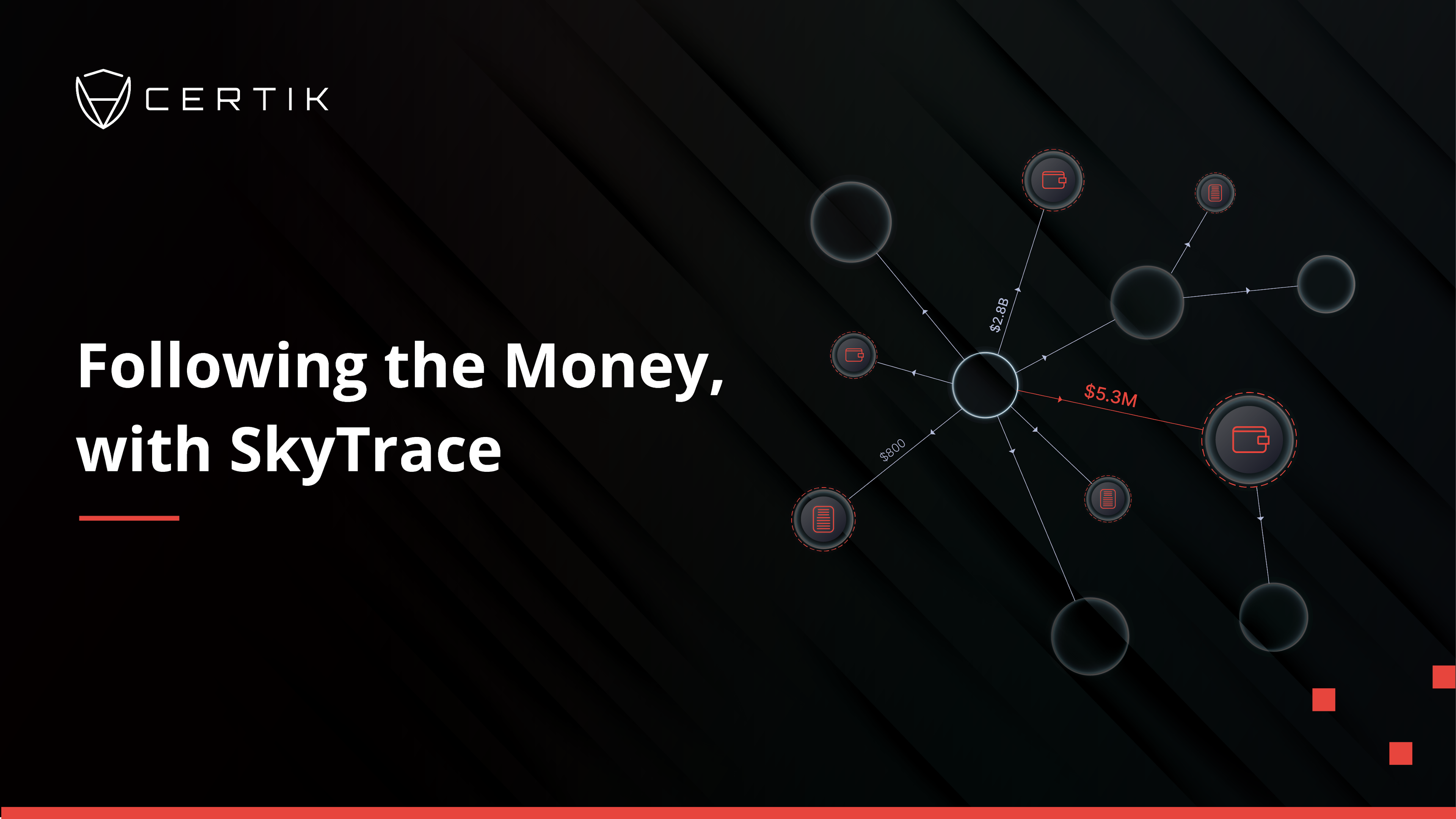 Following the Money, with SkyTrace