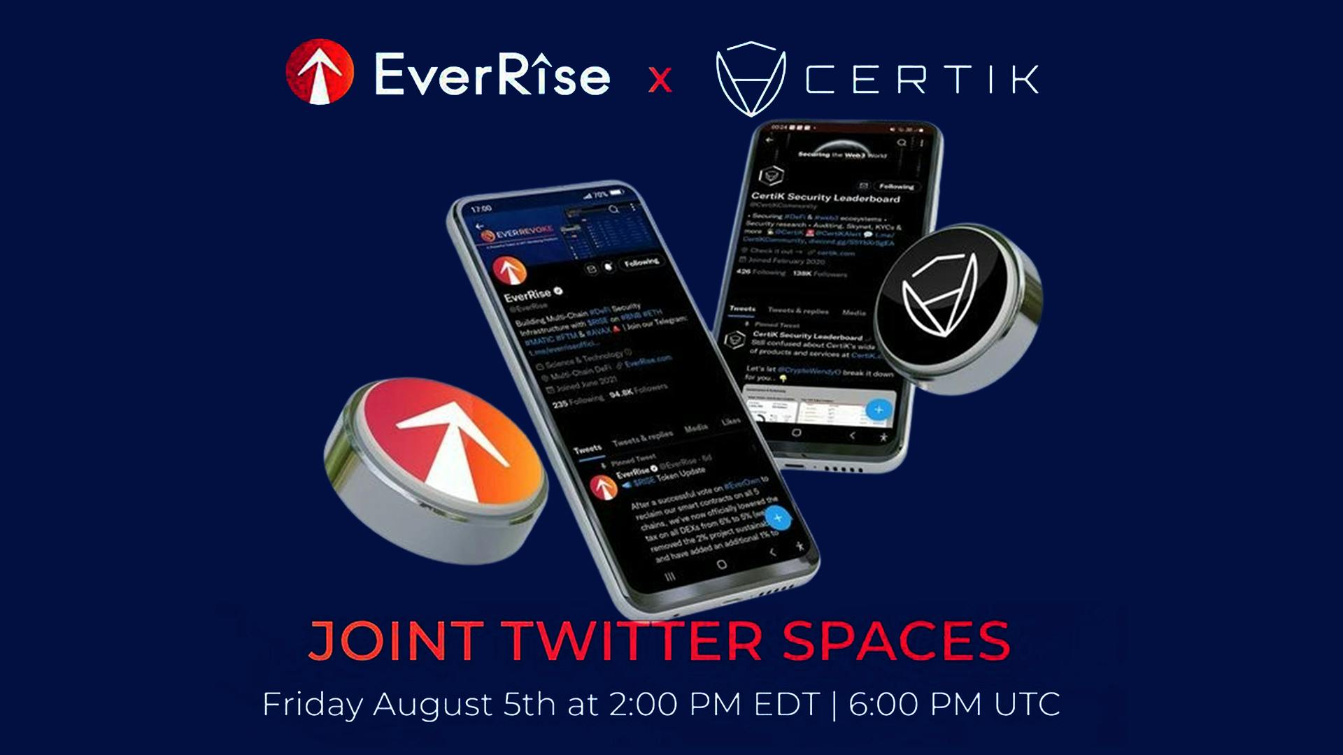 EverRise & CertiK | Listen & Learn - Twitter Spaces