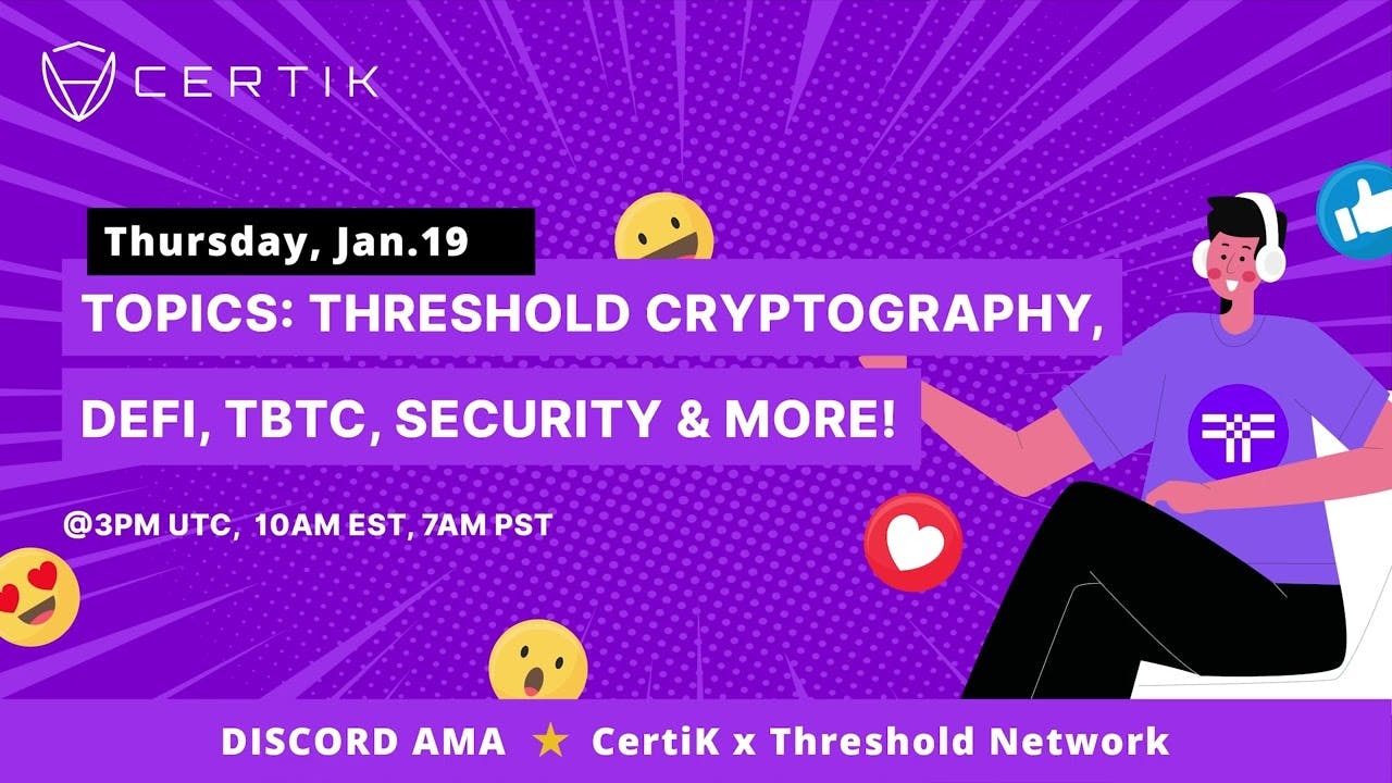 Threshold Network | Threshold Cryptography, DeFi, TBTC, Security & More | CertiK