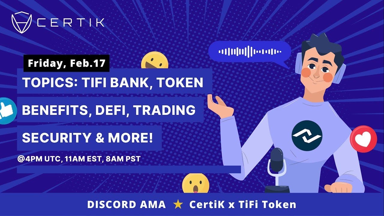 TiFi Token | TiFi Bank, Token Benefits, DeFi, Trading, Security & More! | CertiK