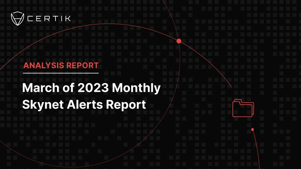 March 2023 Monthly Report