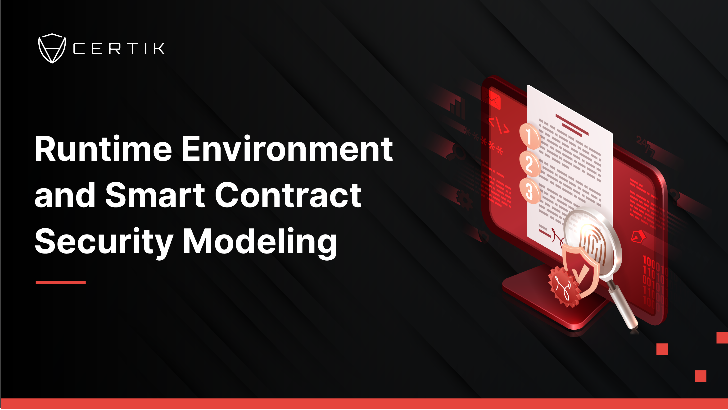 Runtime Environment and Smart Contract Security Modeling