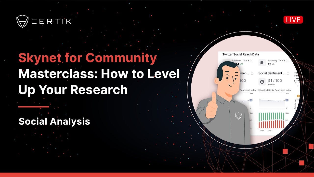 Social Analysis | Skynet for Community Masterclass | CertiK