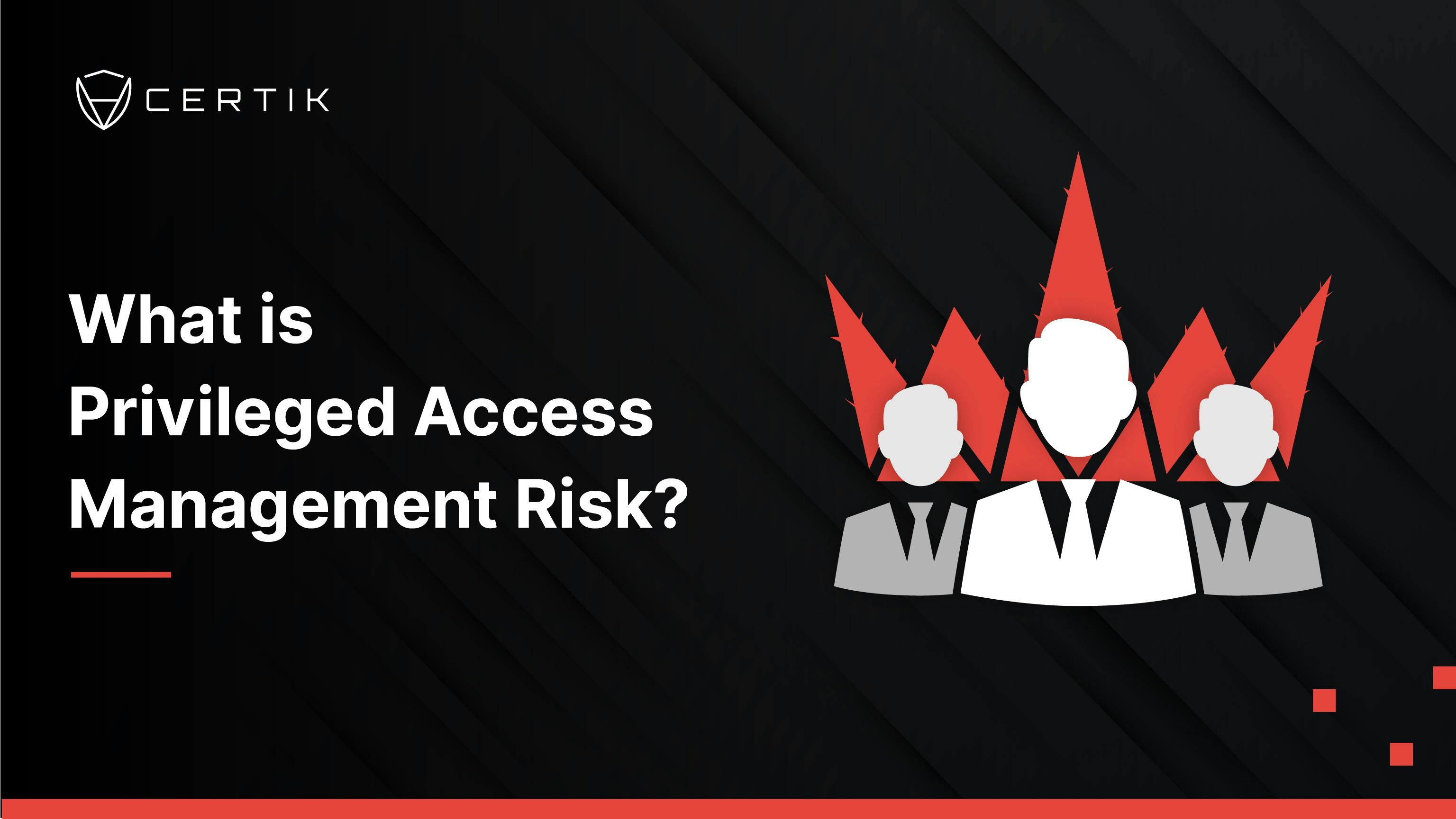 What is Privileged Access Management Risk?