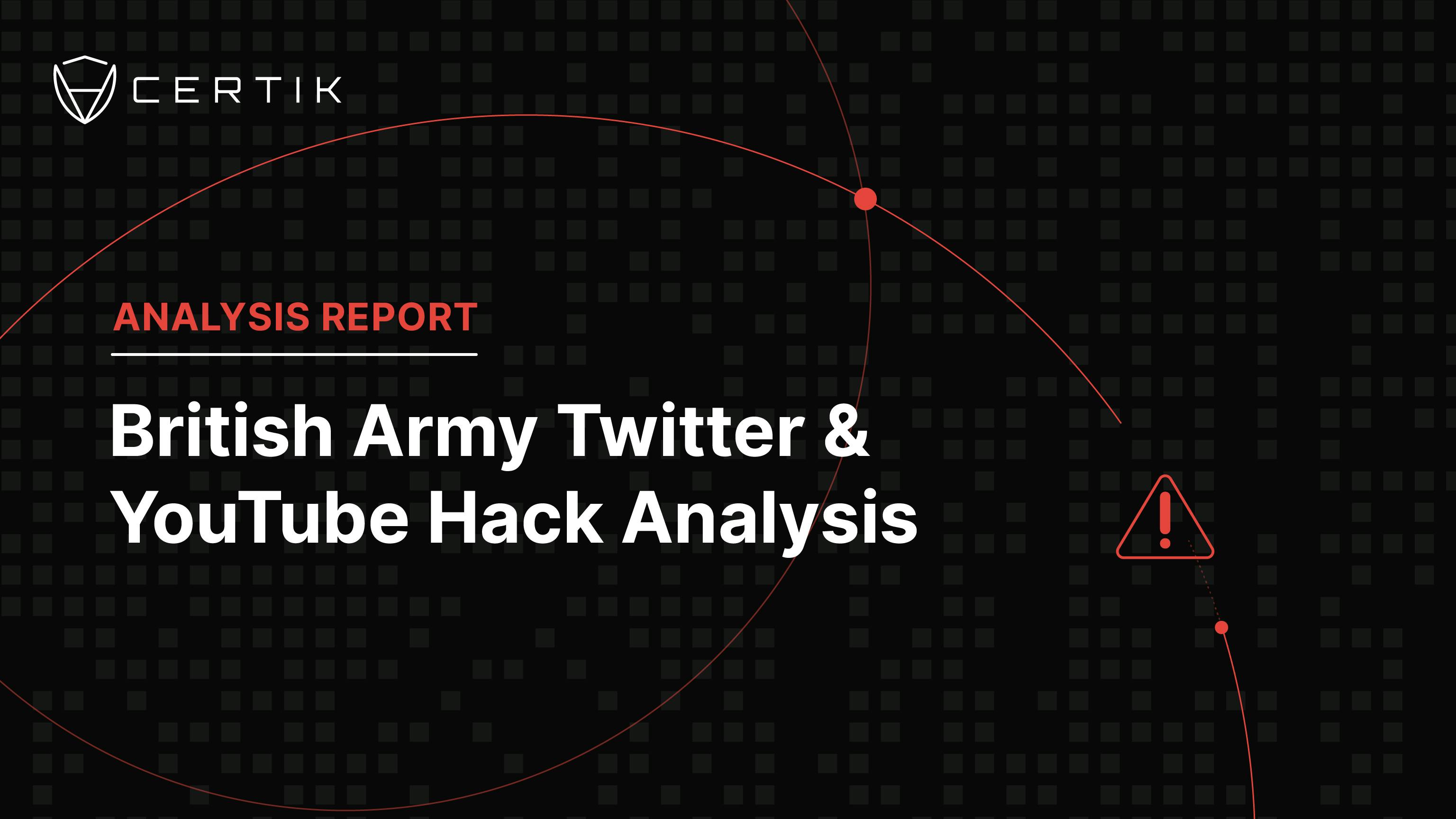 British Army Twitter & YouTube Hack 