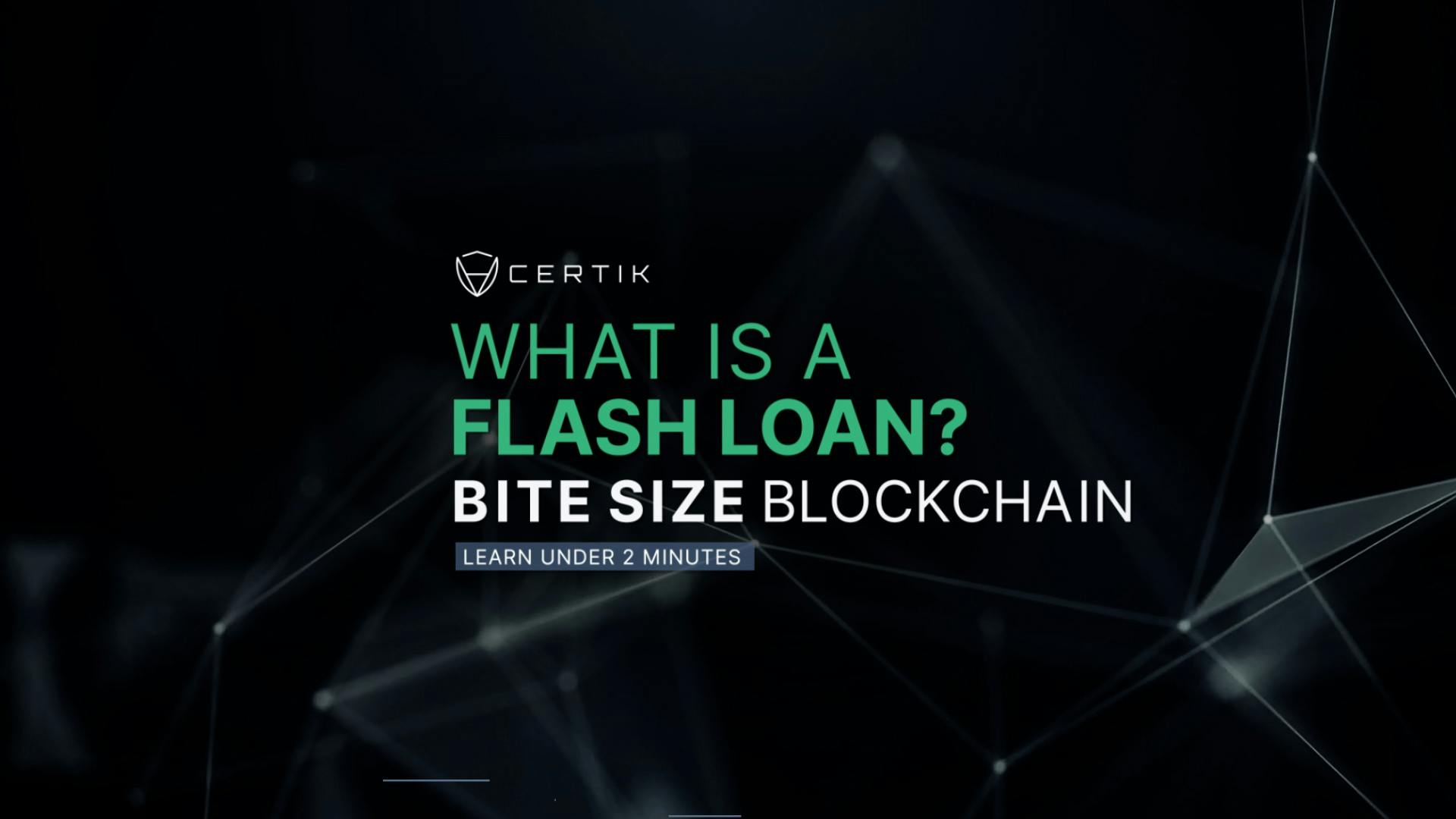 Bite Size Blockchain - What is a Flash Loan?