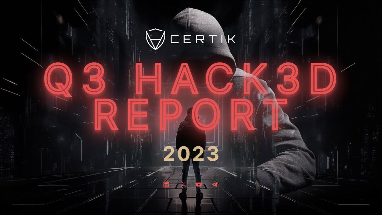 Web3 Security Spotlight: CertiK's Q3 2023 Report Reveals $699 Million in Losses!