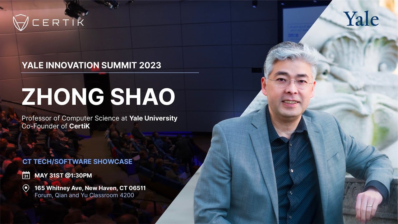 Unleashing Innovation at Yale Summit 2023 | Meet CertiK's Co-Founder, Zhong Shao